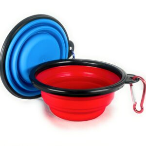 Pack n' Pup Collapsible Dog Bowl - Portable, Foldable Pet Bowl for Food and Water